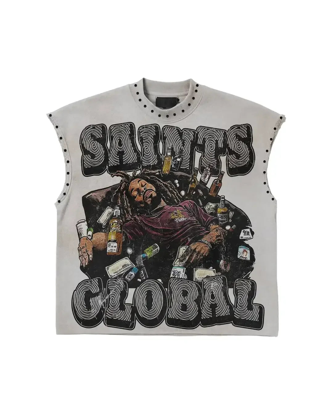 Gilet senza maniche in cotone
