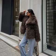Pellliccia ecologica long fur must have fw 2025