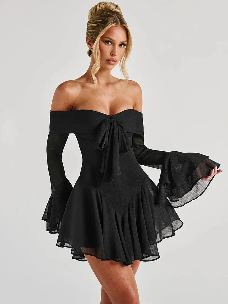 Mini Dress For Women Robe