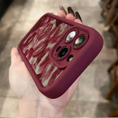 Cover Wine Red Lip Print