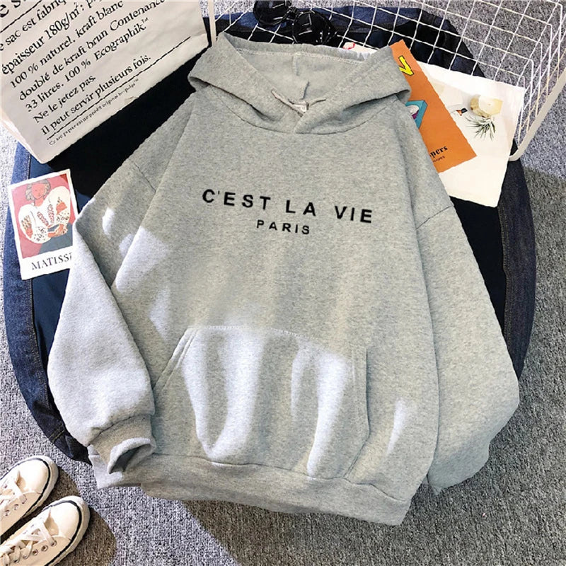 Hoodies Spring Long Sleeve Hooded Sweatshirt