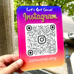 Teach instagram with QR code or make it your way!