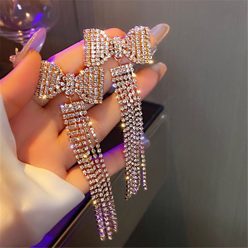 Rhinestone Earrings Crystal Jewelry