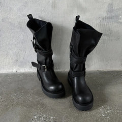 Stivali Vera Pelle Platform