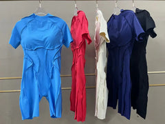Women Fitness Yoga Set Splicing Exposed V Butt One-Piece