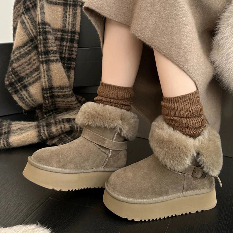 Stivaletto snow donna ecologico fur