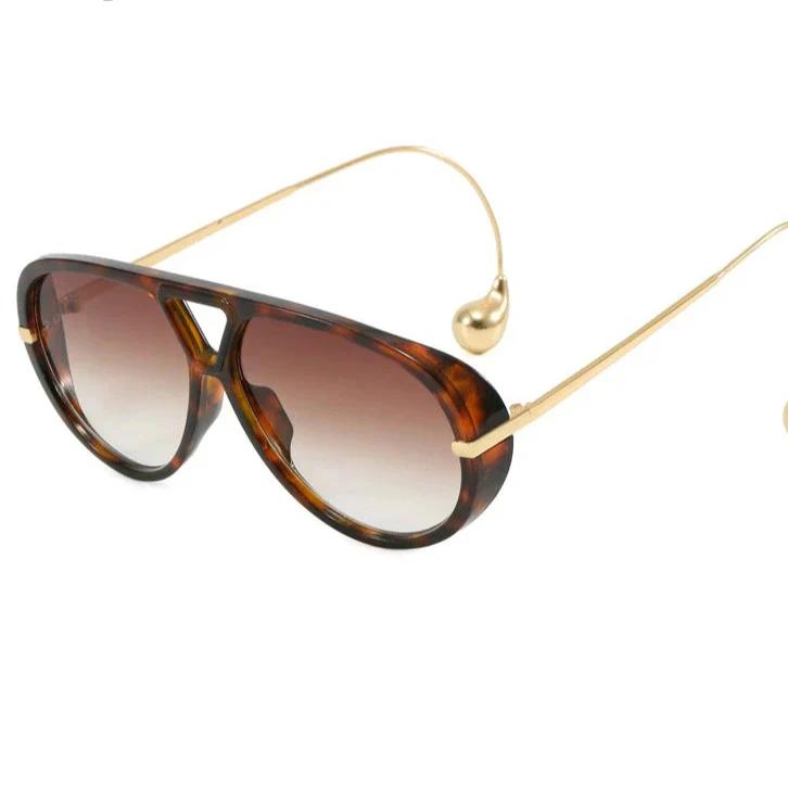 Pilot Oval Punk Sunglasses