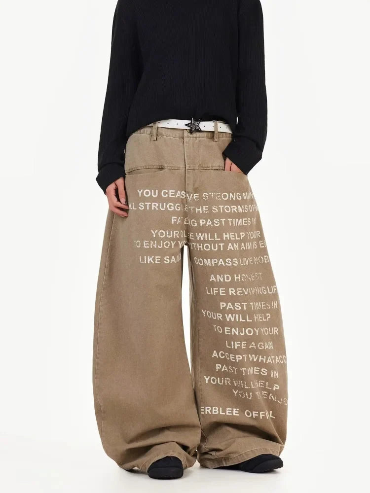 Jeans Pantaloni Baggy