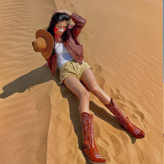 Stivale Texas Vera Pelle