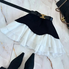 Denim Cake Skirt Women