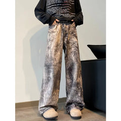 Jeans larghi Streetwear Tie Dye