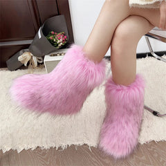 Stivale faux fur ecopelliccia donna