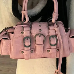 Handbag Pink Studded