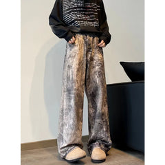 Jeans larghi Streetwear Tie Dye