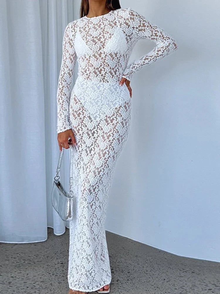 Long Dress Women Club Party