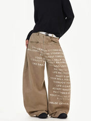Jeans Pantaloni Baggy