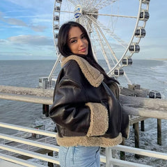 Ecological sheepskin Elena woman