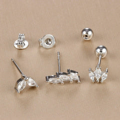 3PCS Stainless Steel Gold Color