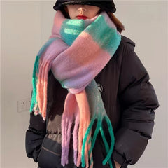 Very hot patterned oversized shawl scarf
