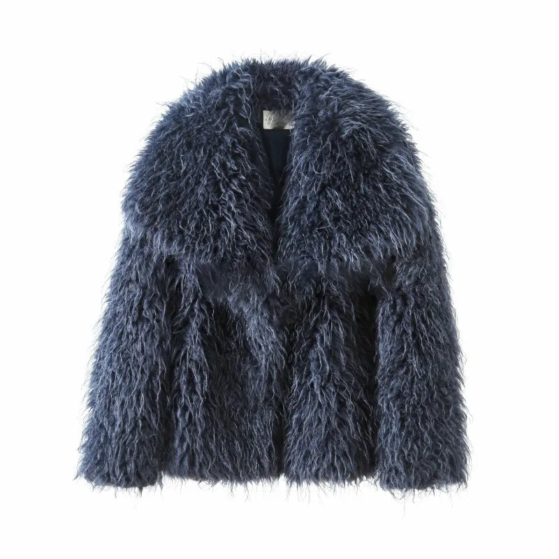 Pellliccia ecologica long fur must have fw 2025