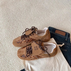 Sneakers Retro Leopard