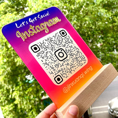 Teach instagram with QR code or make it your way!