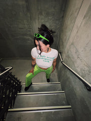 Women's y2k crop print t-shirt