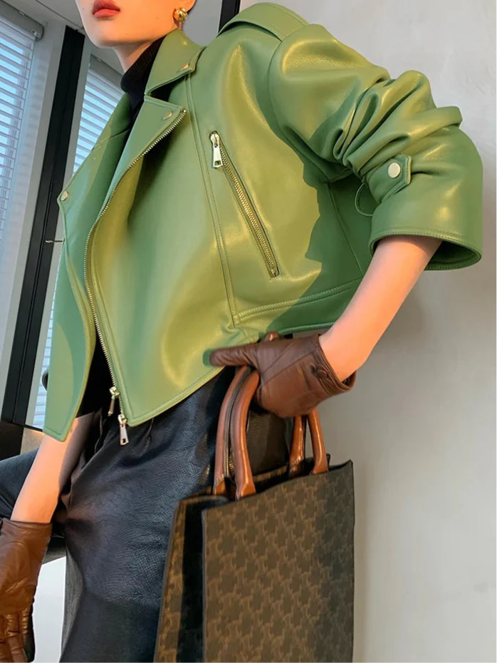 Giacca Biker Oversize