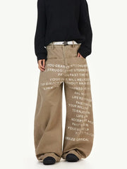 Jeans Pantaloni Baggy