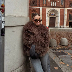 Pellliccia ecologica long fur must have fw 2025
