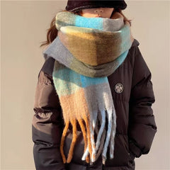 Very hot patterned oversized shawl scarf