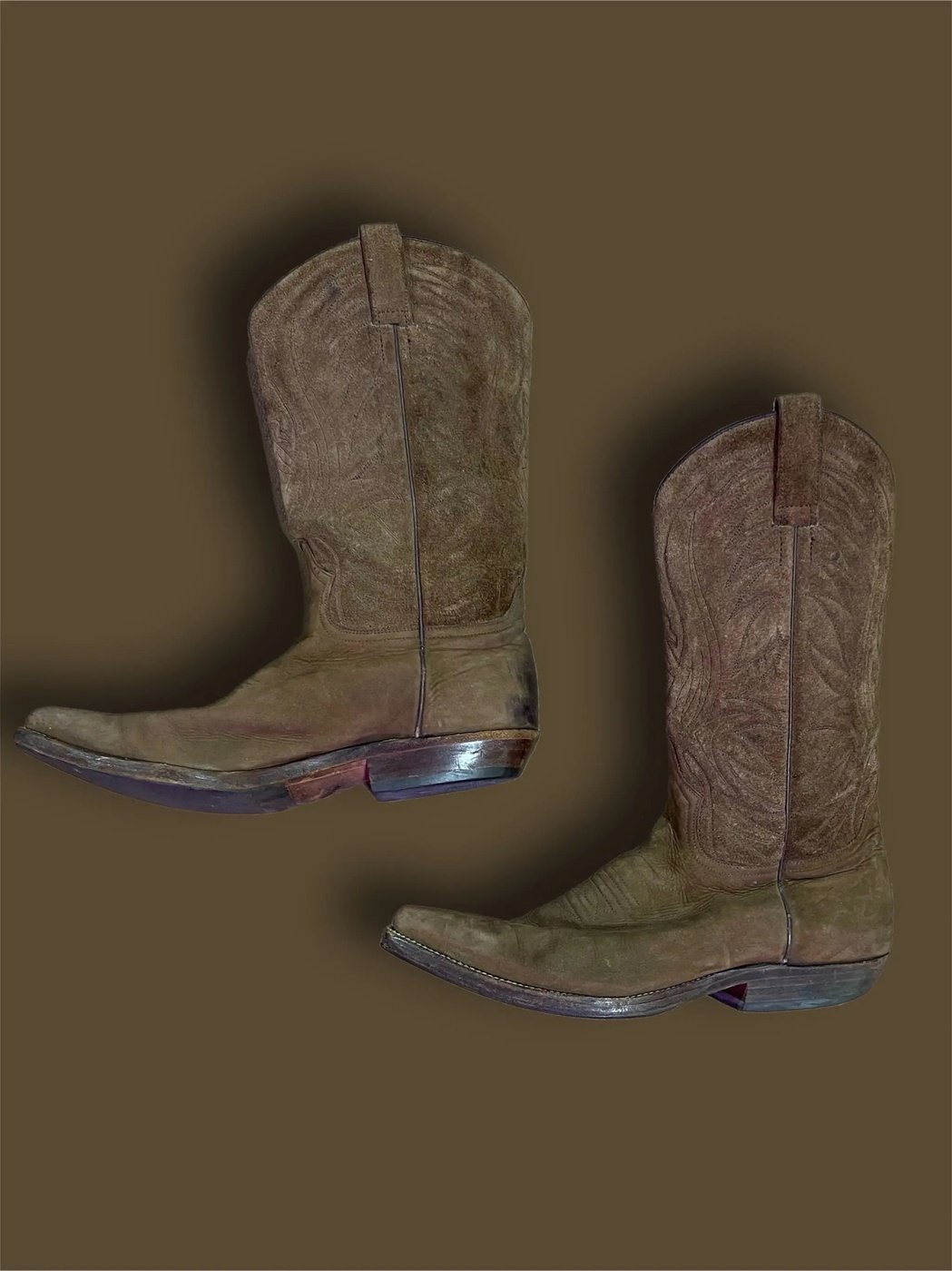 Vintage embroidered Texan boot size 37
