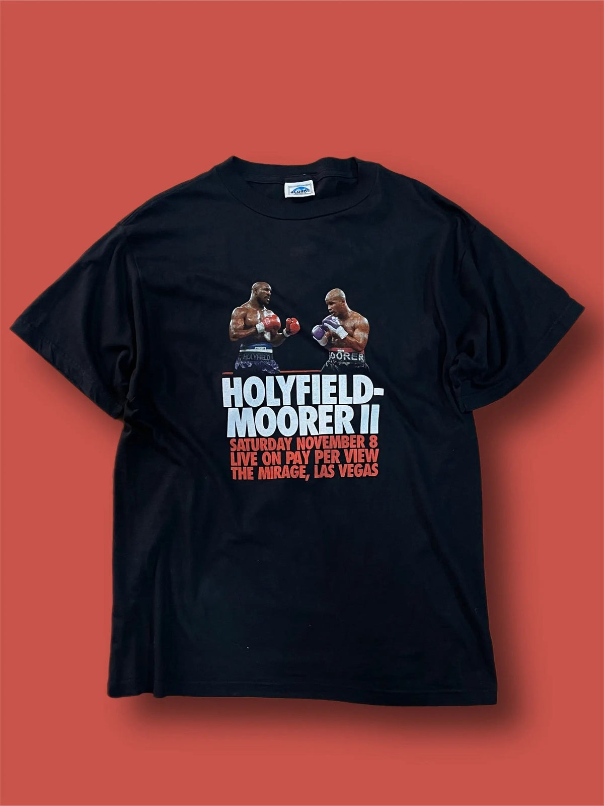 Holyfield Las Vegas vintage t-shirt size CL
