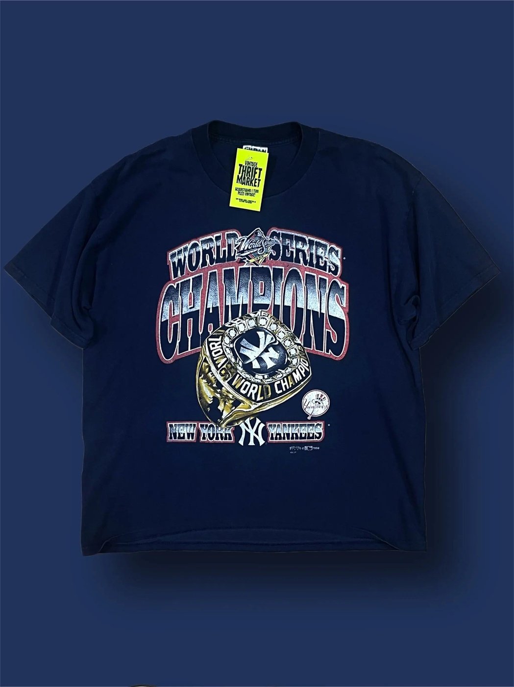 MLB world series Ny Yankees vintage t-shirt size XL