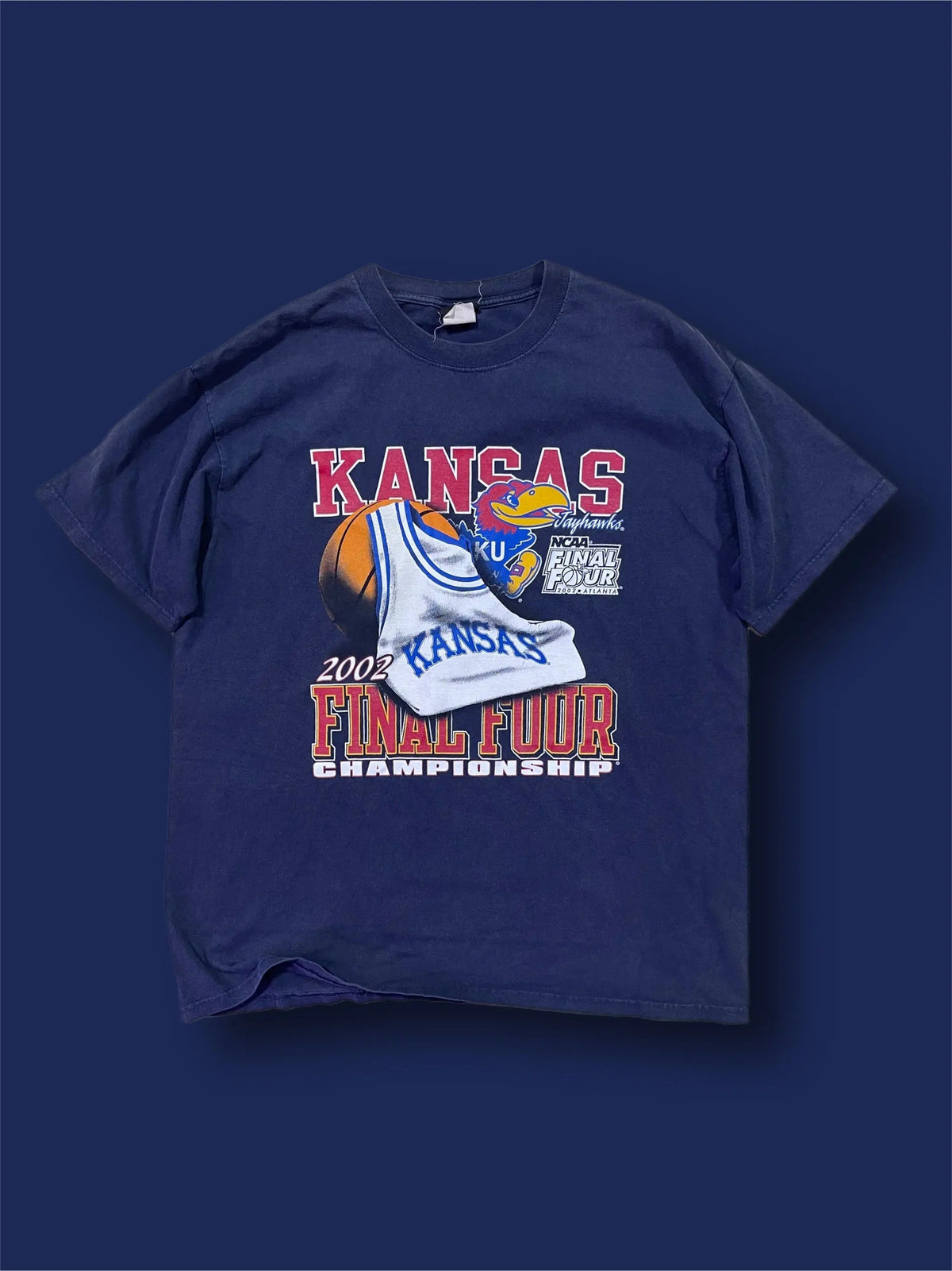 NBA Kansas Final Four 2002 Vintage T-Shirt Size XL
