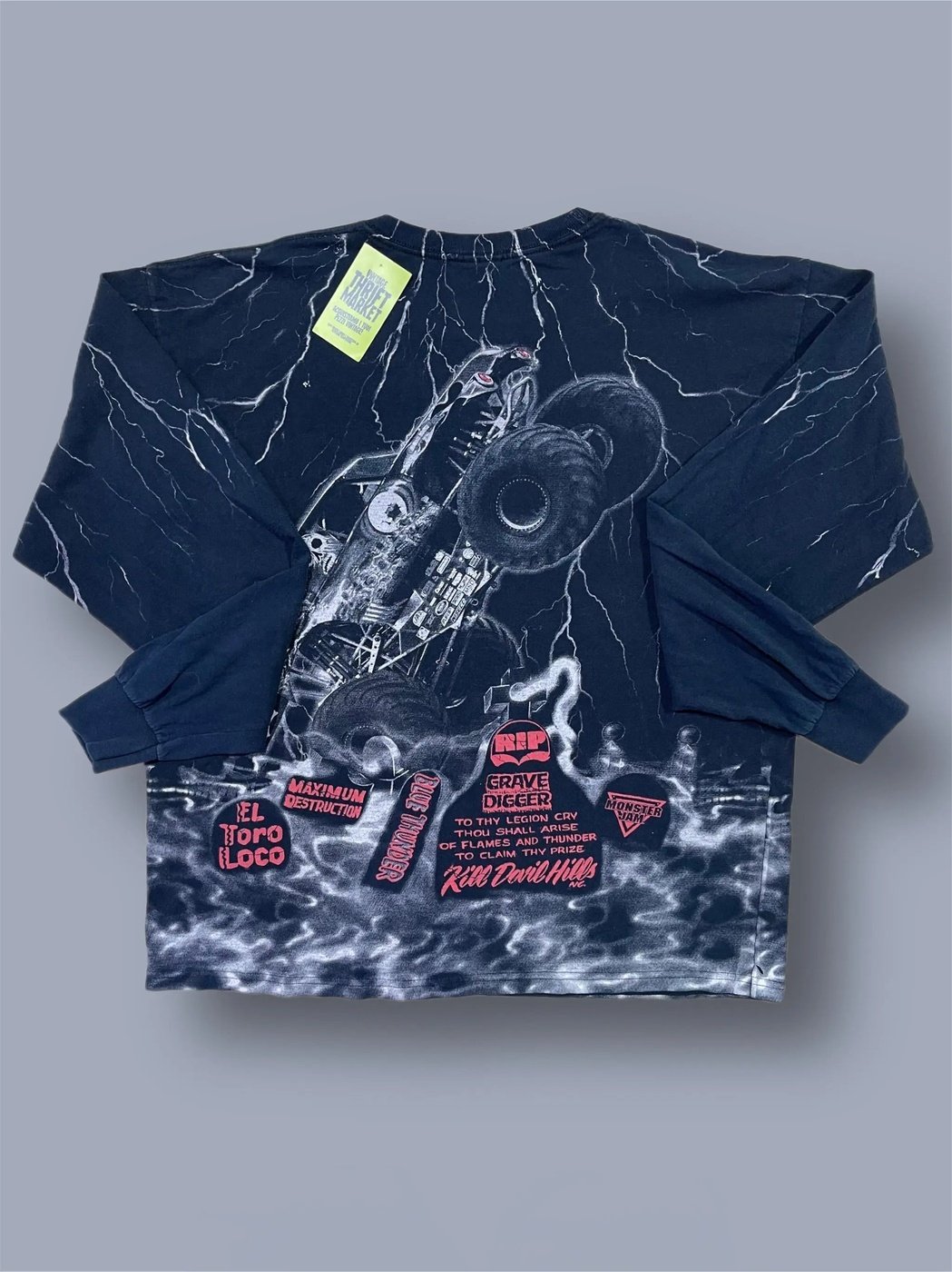 T-shirt Racing GRAVE DIGGER Race Team vintage size XXL