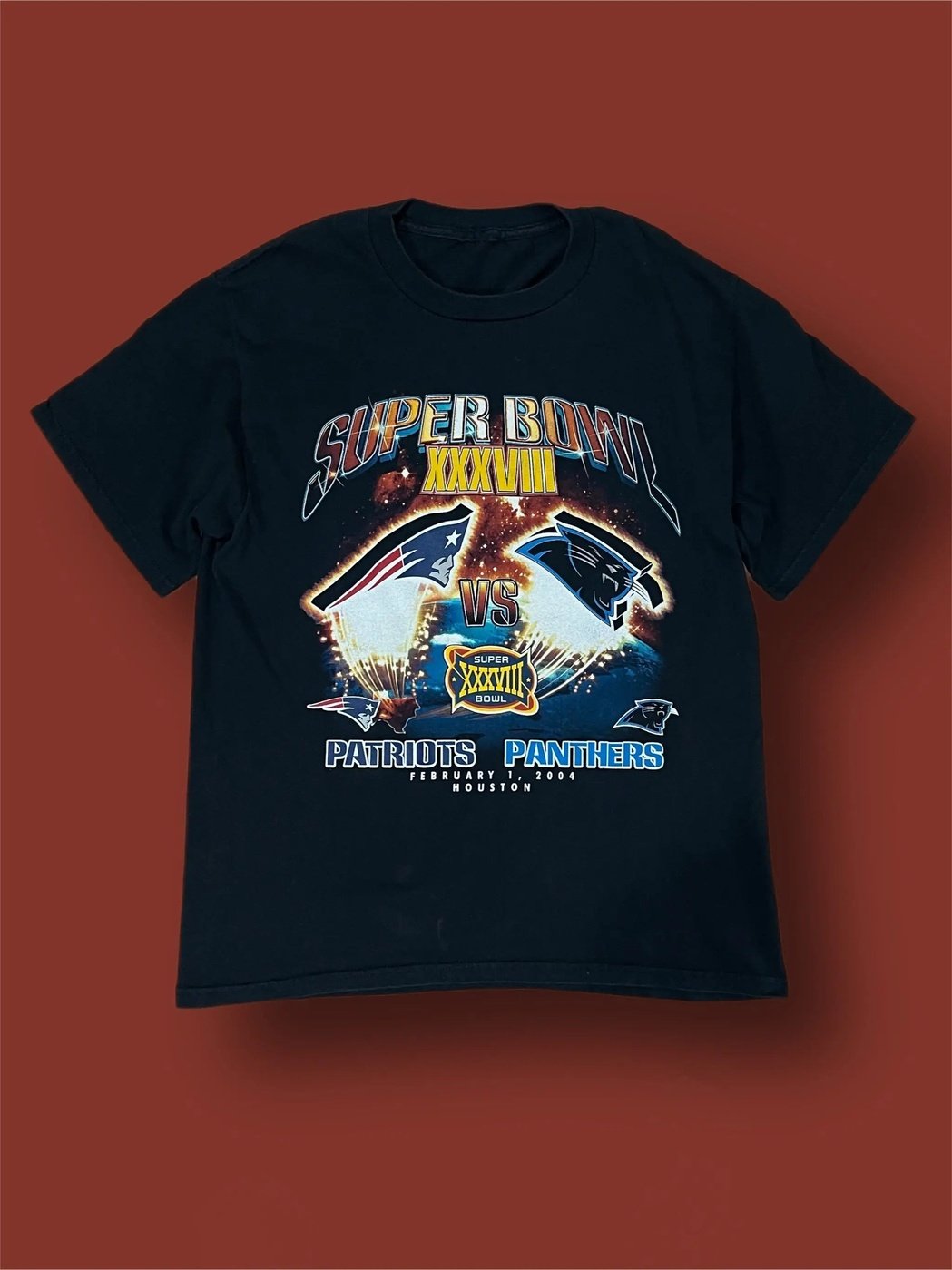 Super Bowl 2004 vintage t-shirt size L