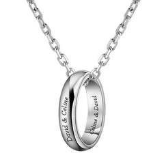 Personalized Name Necklace for Men Anniversary Gift