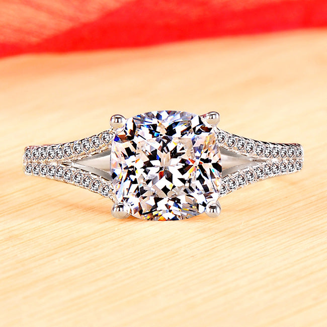 0.6 Carat Lab Diamond Marriage Ring for Her