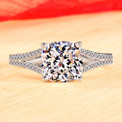 0.6 Carat Lab Diamond Marriage Ring for Her