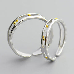 His and Hers Promise Rings (Adjustable Size)