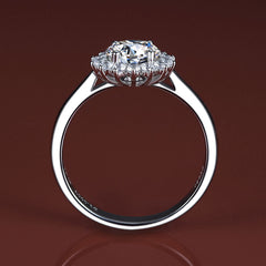 Personalized 1 Carat Moissanite Diamond Ring