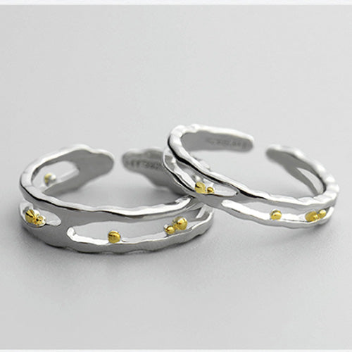 His and Hers Promise Rings (Adjustable Size)