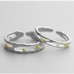 His and Hers Promise Rings (Adjustable Size)