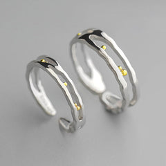 His and Hers Promise Rings (Adjustable Size)