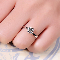 0.6 Carat Solitaire Lab Diamond Ring for Her