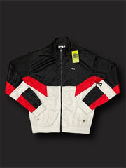 Tracksuit jacket full zip Fila vintage size L Black