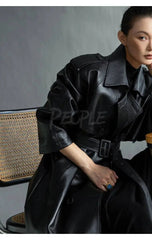 Oversized vintage trench coat