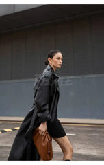 Oversized vintage trench coat