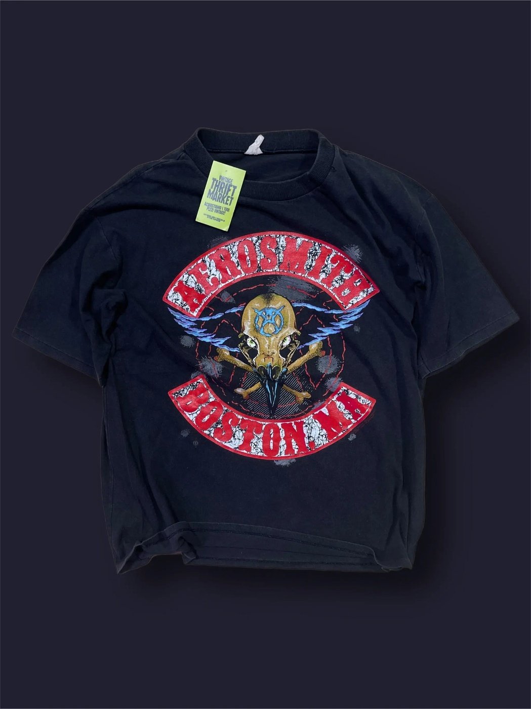 Aerosmith Boston PUMP vintage t-shirt size L